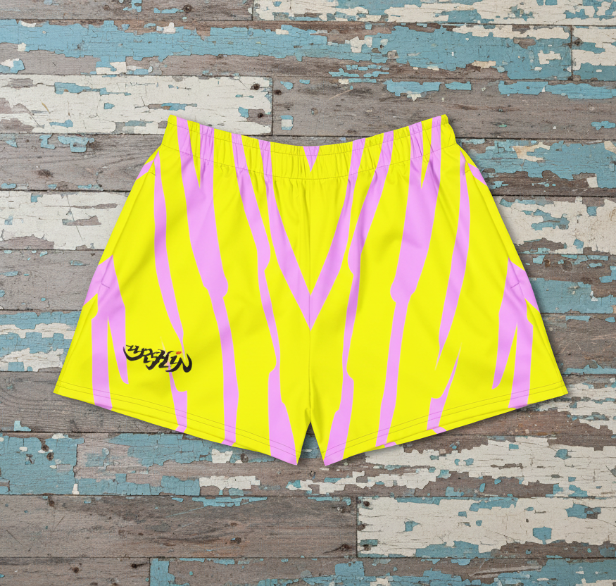 URCHIN 'RIP WAVE' 'Candy Floss' Unisex Athletic/Swim Shorts