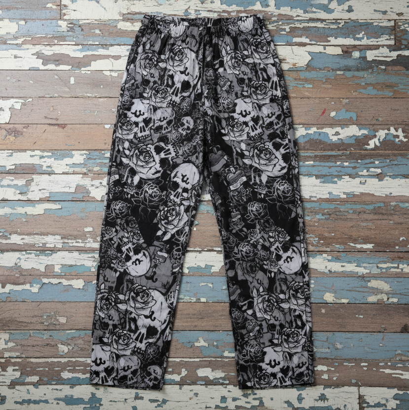 DARK URCHIN SKULL STORM 'NIGHT' Women’s pajama pants