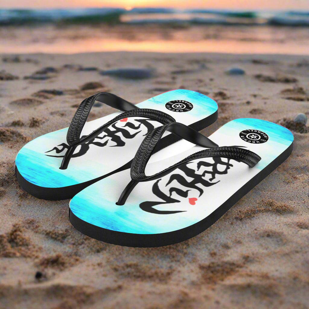 URCHIN Footwear. 'ICE' Unisex Flip-Flops. Choice of Sizes.