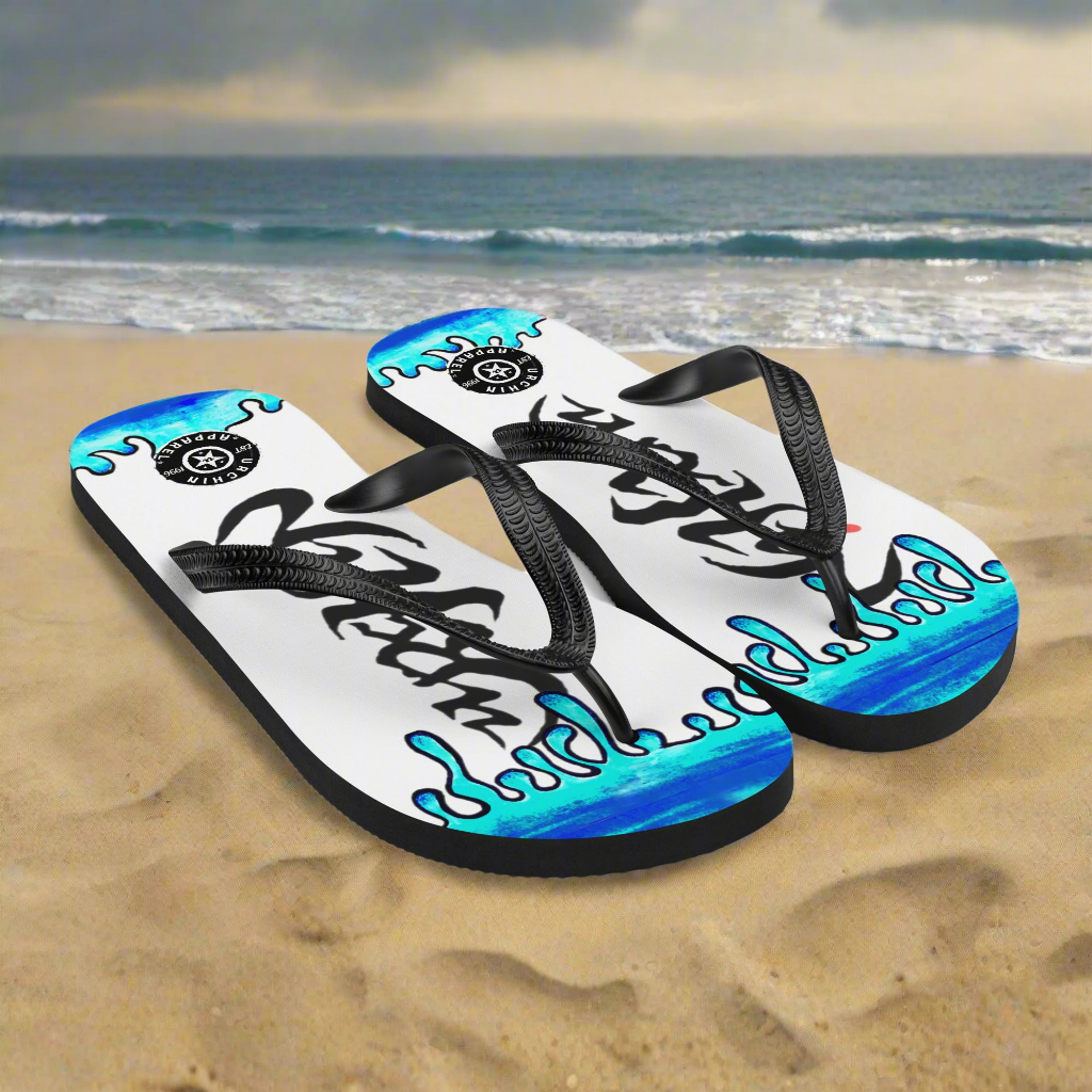 URCHIN Footwear. 'MELT' Unisex Flip-Flops. Choice of Sizes