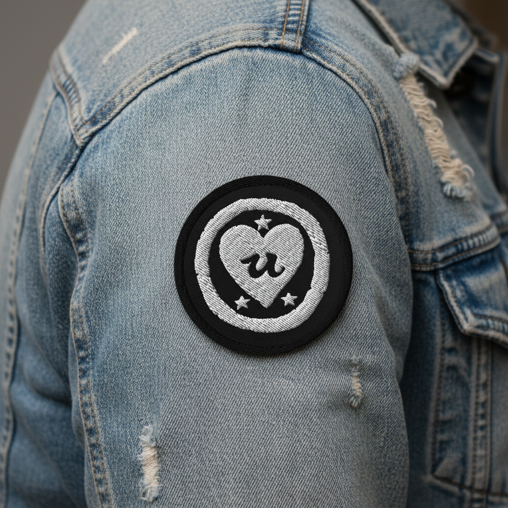 URCHIN -'LOVE U' Logo. Embroidered patch.