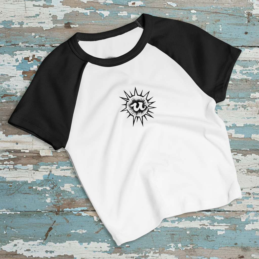 Women’s micro rib raglan baby tee