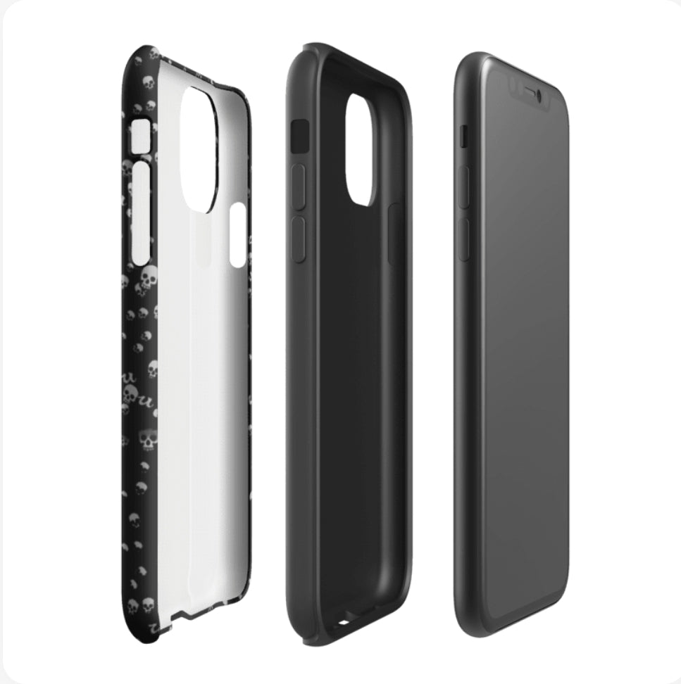 URCHIN Phone Protector 'SKULL STORM'. Tough Case for iPhone®