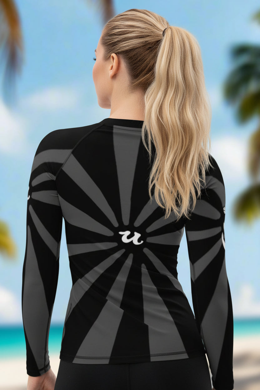 URCHIN-'U RISE' Women's Rash Guard. Choice of Sizes.