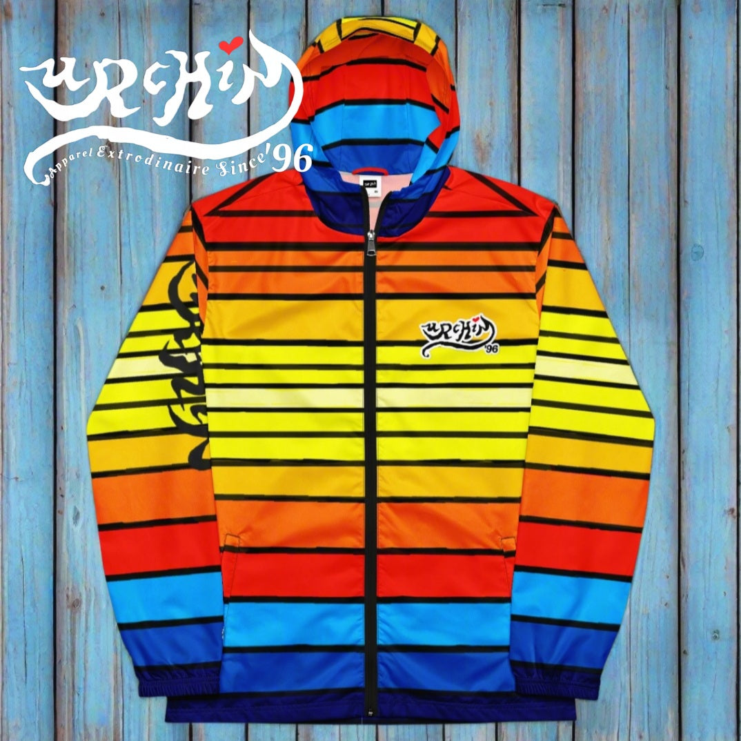 URCHIN Clothes & Sportswear 'SUNRISE' Mens/Unisex Windbreaker. Choice of Trim & Sizes.