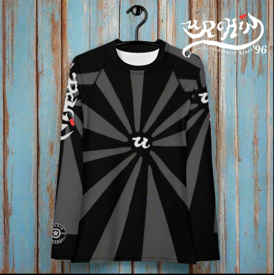 URCHIN Clothes & Swimwear. 'U RISE' Women's Rash Guard. Choice of Sizes.