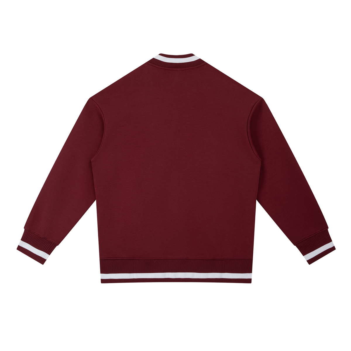 URCHIN Mens Contrast Piping Zip Bomber Jacket