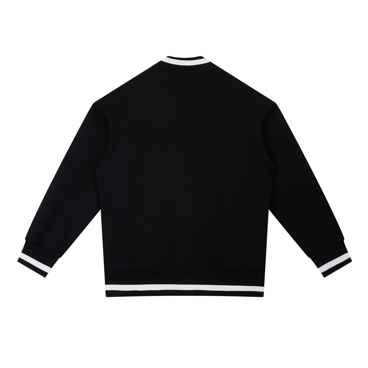 URCHIN Mens Contrast Piping Zip Bomber Jacket