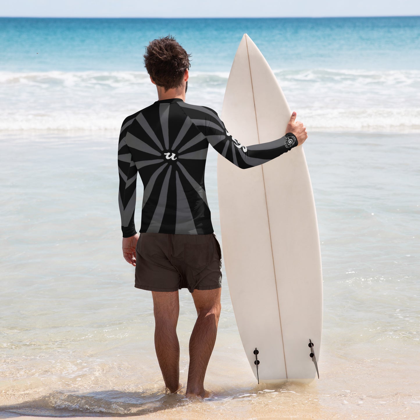 URCHIN Mens Swimwear. 'U RISE' Men's Rash Guard. Choice of Sizes.