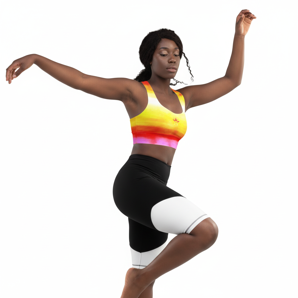 URCHIN Sports 'U Star' 'Sun Rise' Sports Bra. Choice of Sizes.