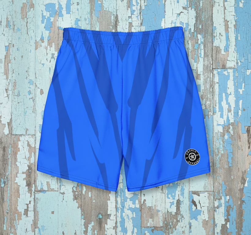 URCHIN 'RIP WAVE'- 'Blue Sea' Unisex Premium Recycled Swim Trunks.