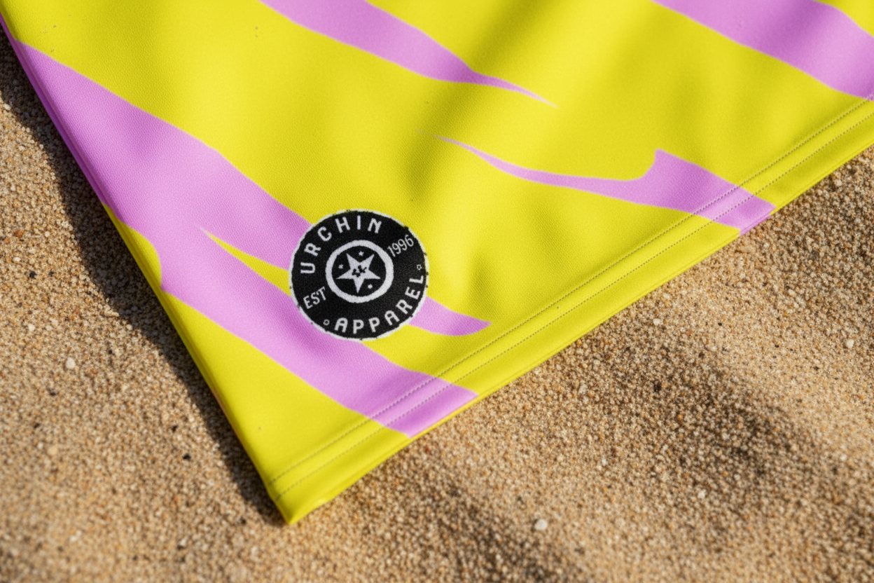 URCHIN 'RIP WAVE' 'Candy Floss' Unisex Athletic/Swim Shorts