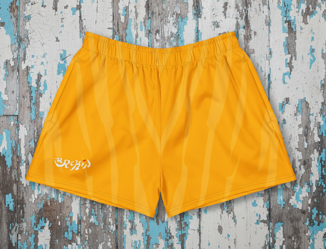 URCHIN 'RIP WAVE' 'Orangeade' Unisex Athletic/Swim Shorts