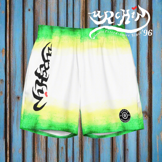 URCHIN Men's Swimwear 'WILD ISLAND' Recycled Swim Trunks. Choice of Sizes.