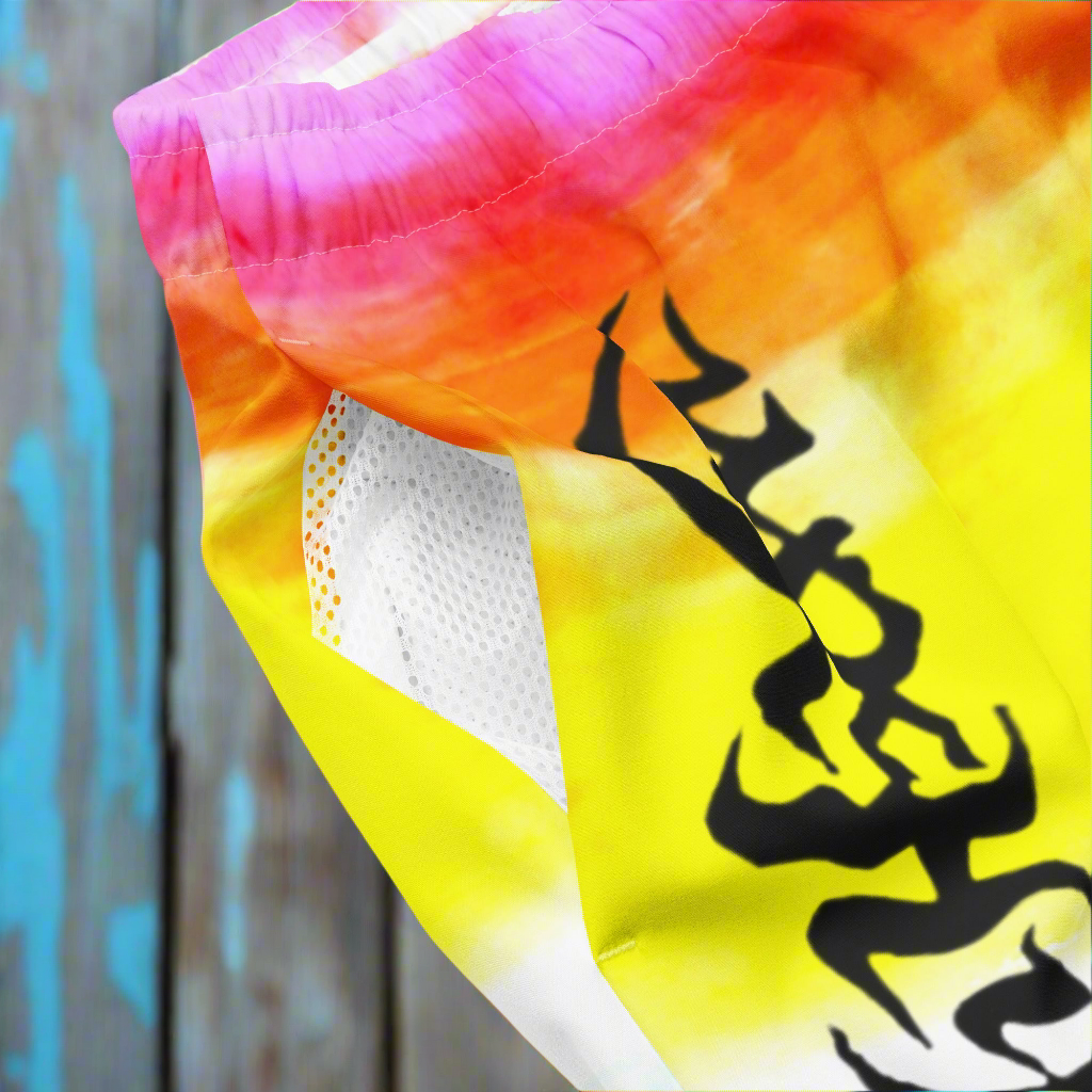 URCHIN Swimwear. 'SUNSET BEACH' Unisex Recycled Swim Trunks. Choice of Sizes.