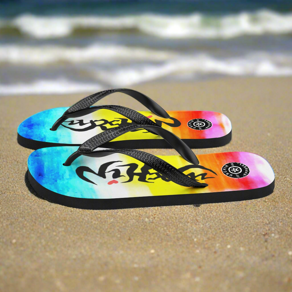 URCHIN Footwear. 'SUNRISE BEACH' Flip-Flops. Choice of Sizes.