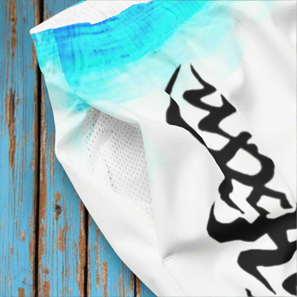 URCHIN 'ICE' Unisex Recycled Swim Board Shorts.