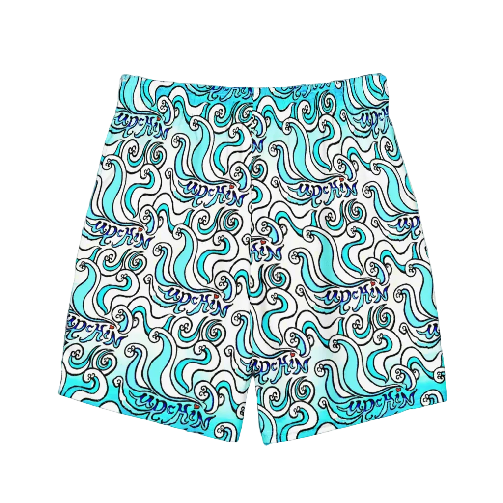 URCHIN 'U WAVES' Unisex Recycled Swim Board Shorts.