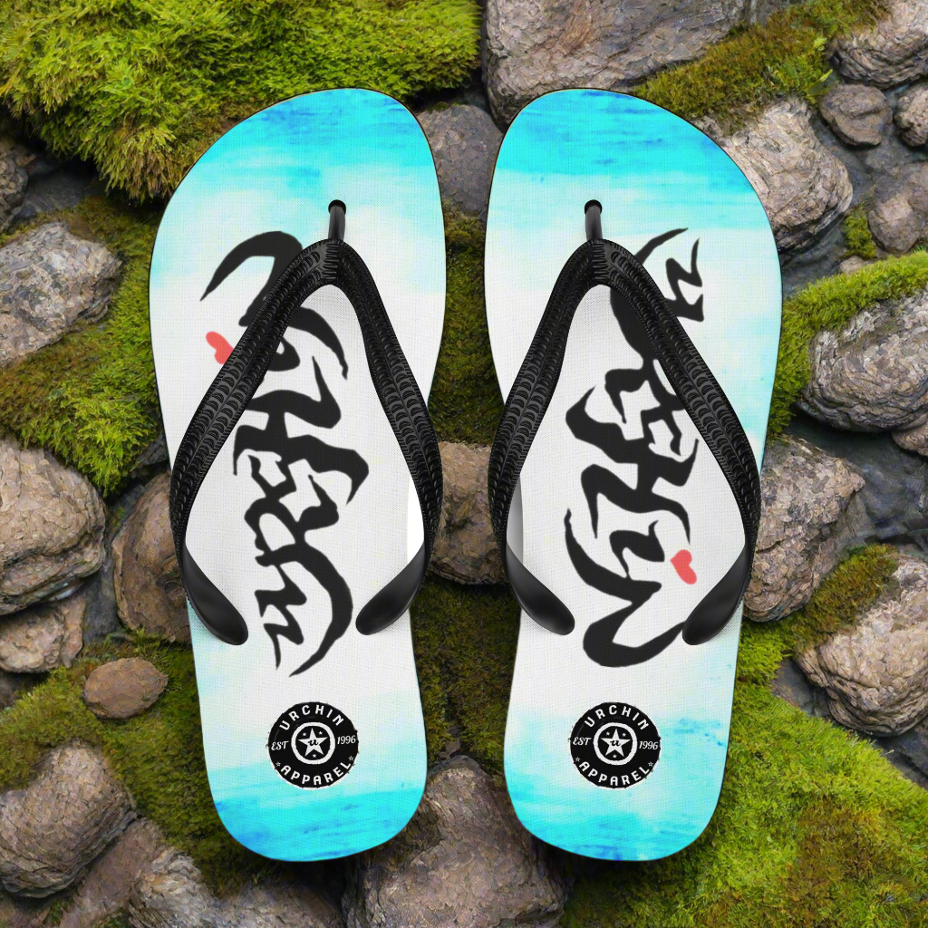 URCHIN Footwear. 'ICE' Unisex Flip-Flops. Choice of Sizes.