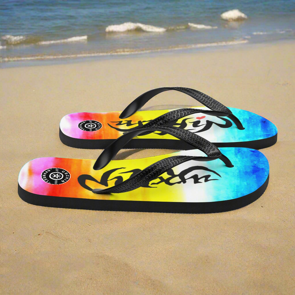 URCHIN Footwear. 'SUNRISE BEACH' Flip-Flops. Choice of Sizes.