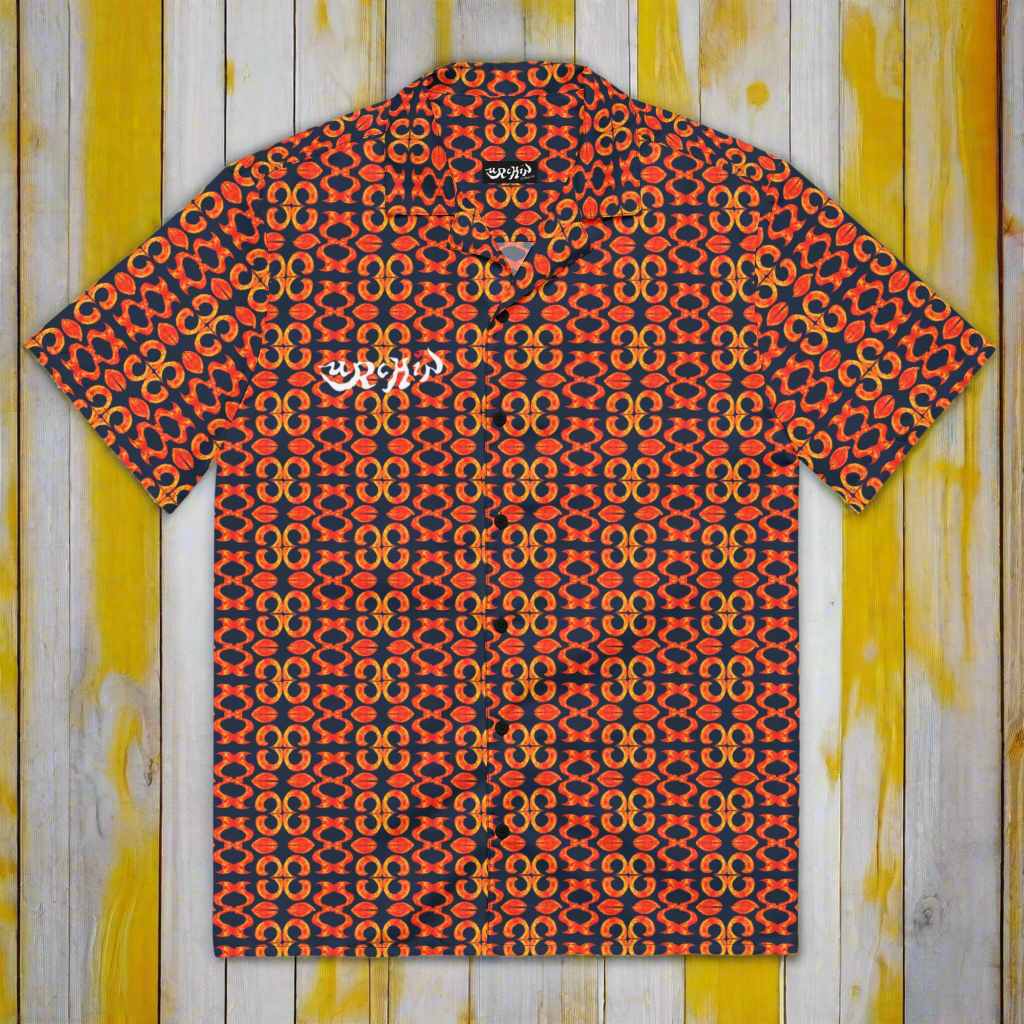 URCHIN 'RED SEA SHELLS' 'Blueberry'(Dark Blue).  Unisex Shirt.