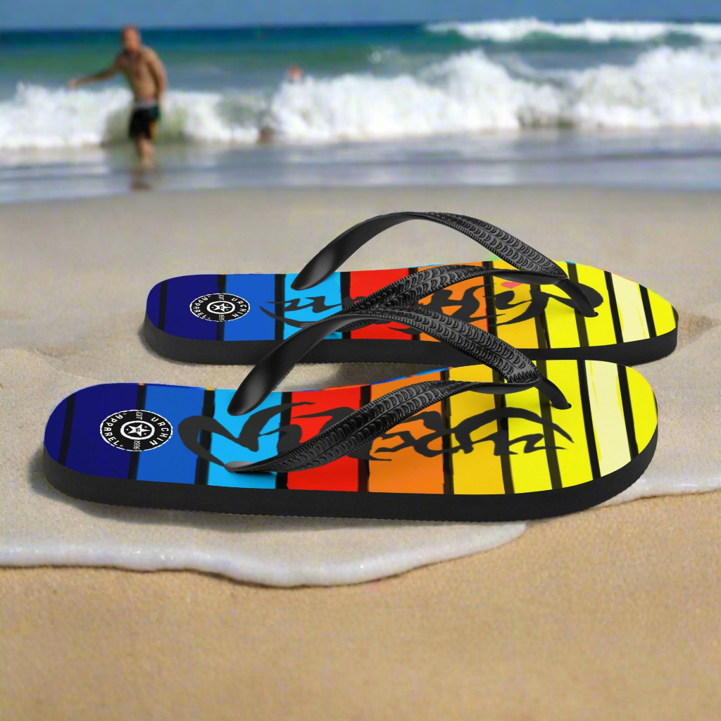 URCHIN Footwear. 'SUNSET' Flip-Flops. Choice of Sizes.