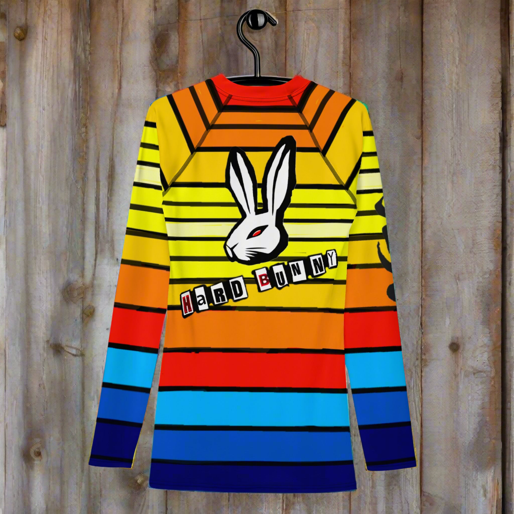 URCHIN Mens Swimwear. 'SUNRISE' 'HARD BUNNY' Logo Rash. Choice of Sizes.