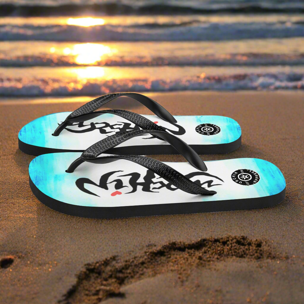 URCHIN Footwear. 'ICE' Unisex Flip-Flops. Choice of Sizes.