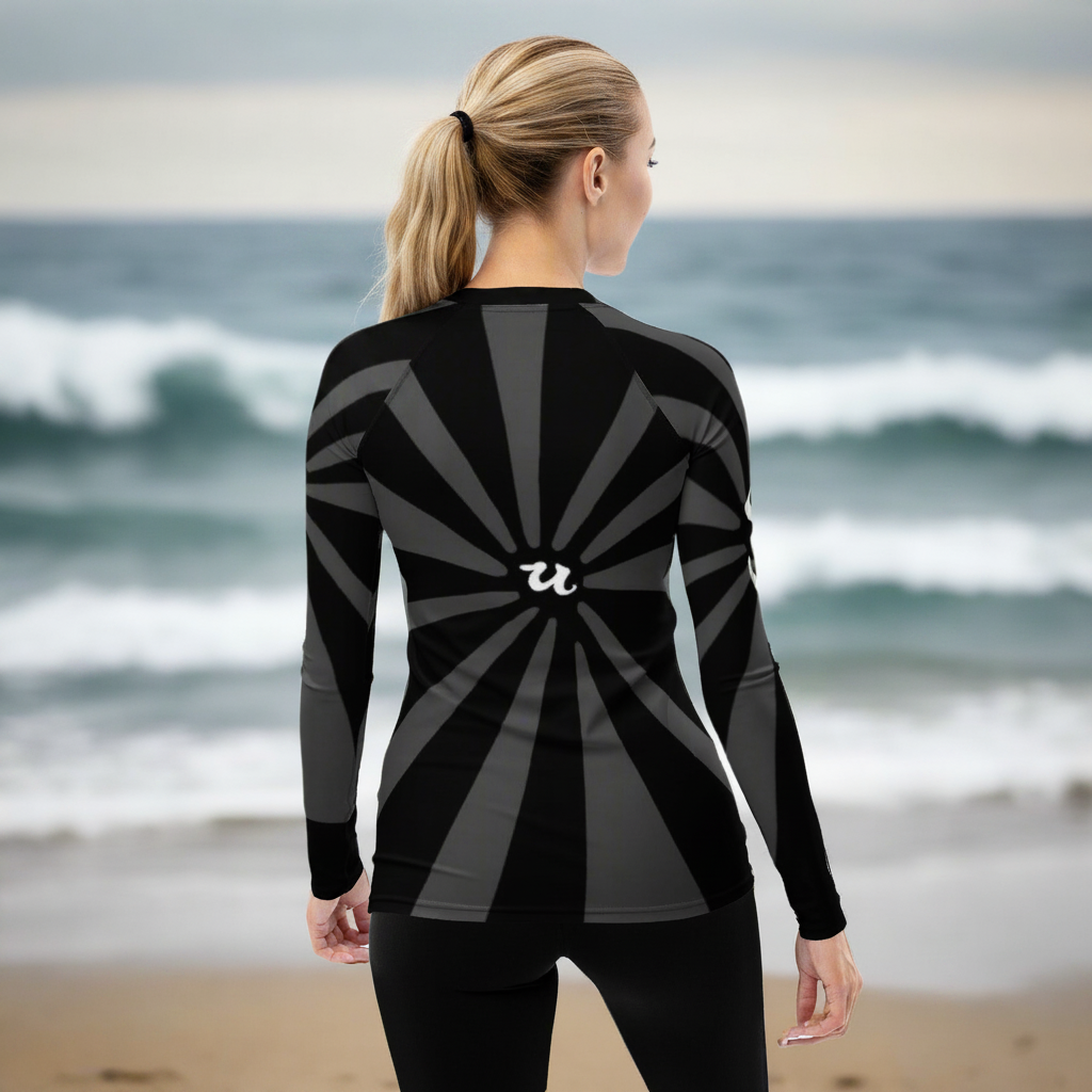 URCHIN-'U RISE' Women's Rash Guard. Choice of Sizes.