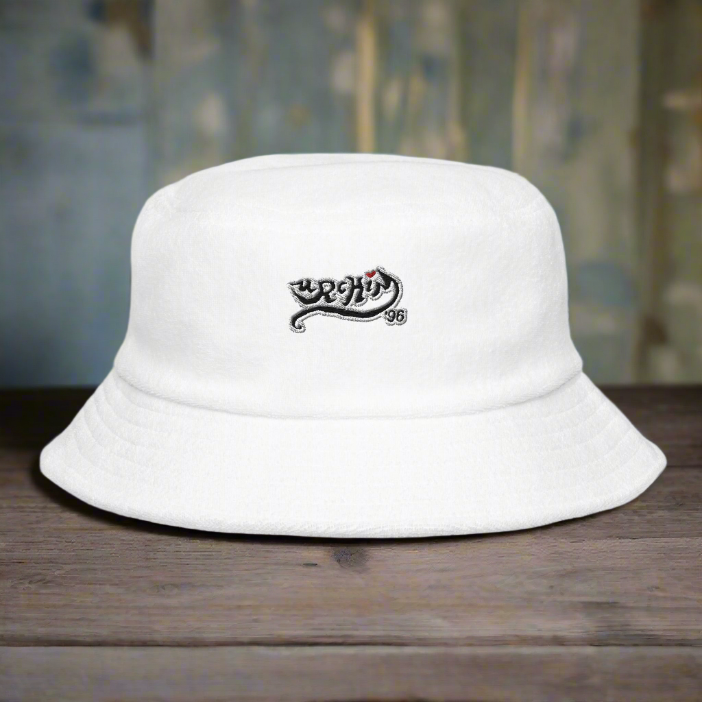 URCHIN Headgear -'Urchin 96' Logo. Unstructured Terry Cloth Bucket Hat. Unisex. Choice of 4 Colours.