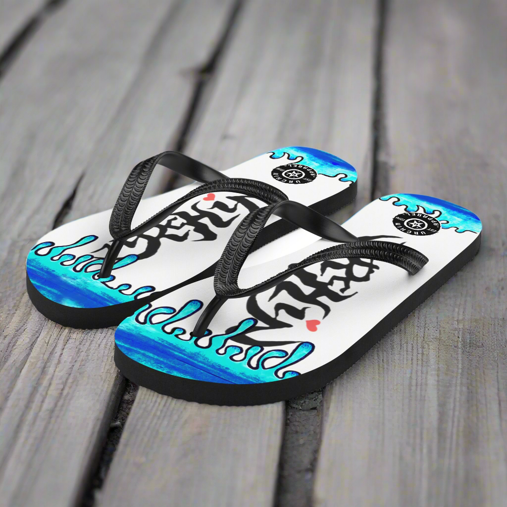 URCHIN Footwear. 'MELT' Unisex Flip-Flops. Choice of Sizes