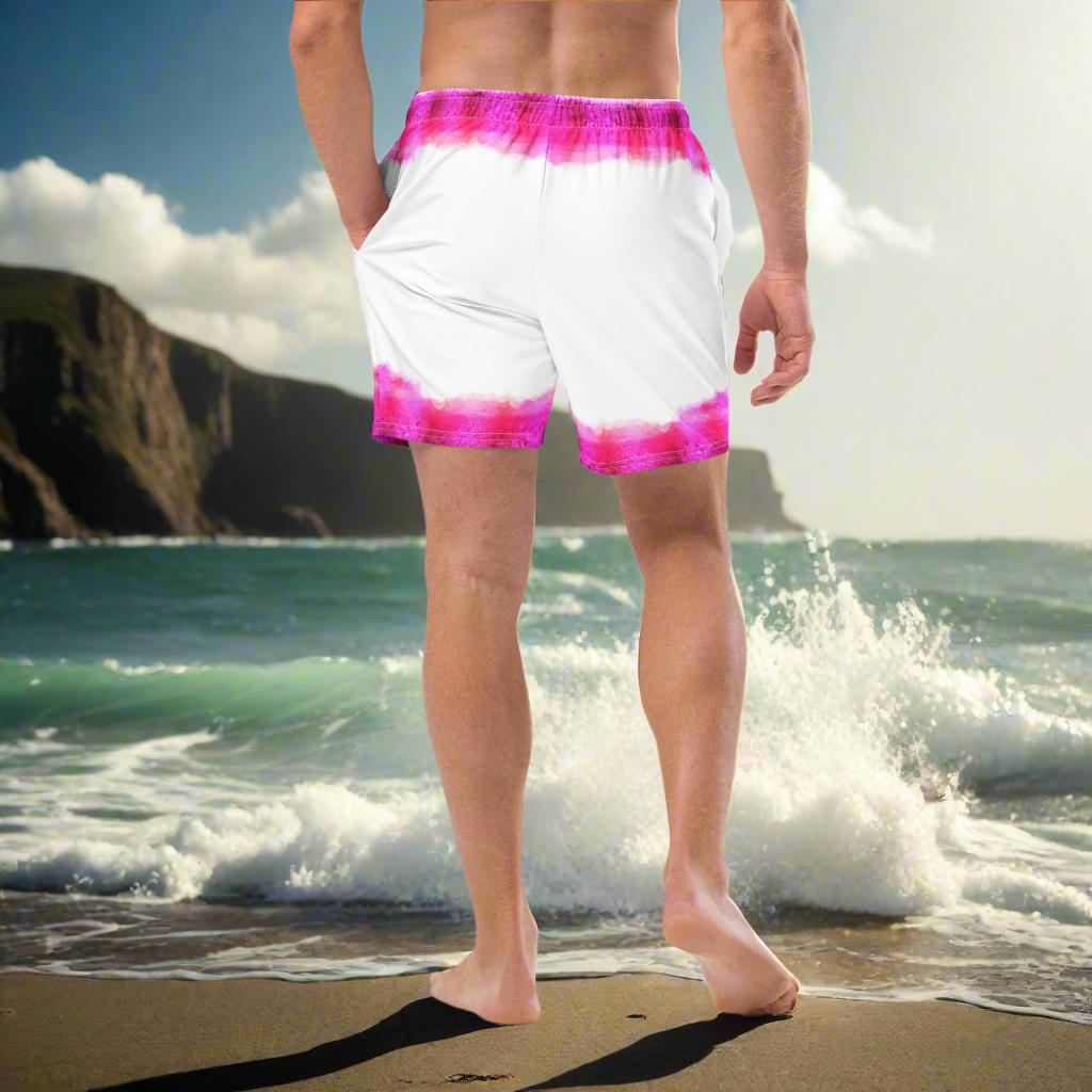 URCHIN Men's Swimwear. 'LAVA' Recycled Swim Board Shorts. Choice of Sizes.
