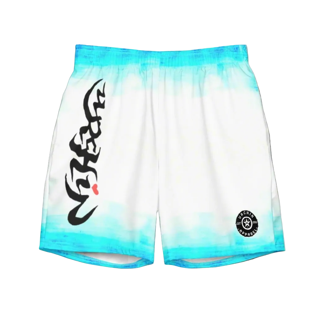 URCHIN 'ICE' Unisex Recycled Swim Board Shorts.