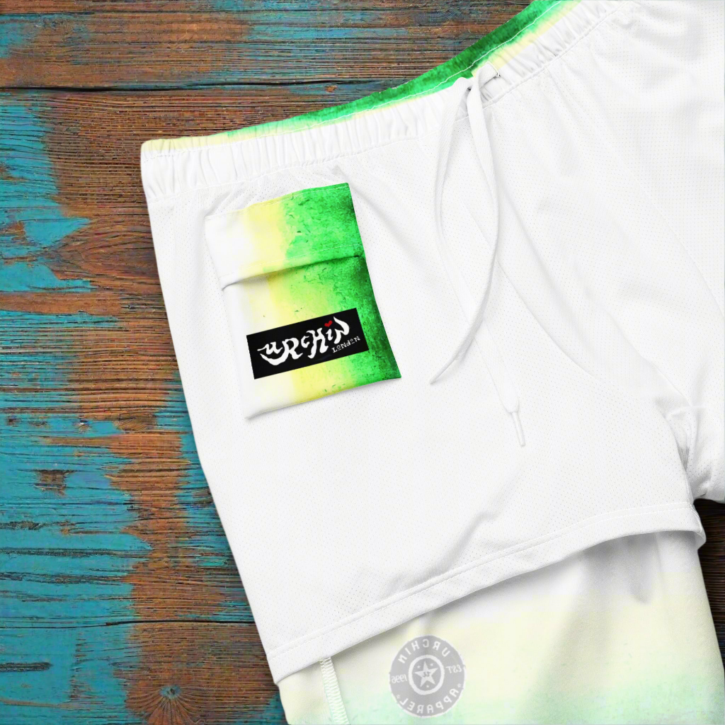 URCHIN Men's Swimwear 'WILD ISLAND' Recycled Swim Trunks. Choice of Sizes.