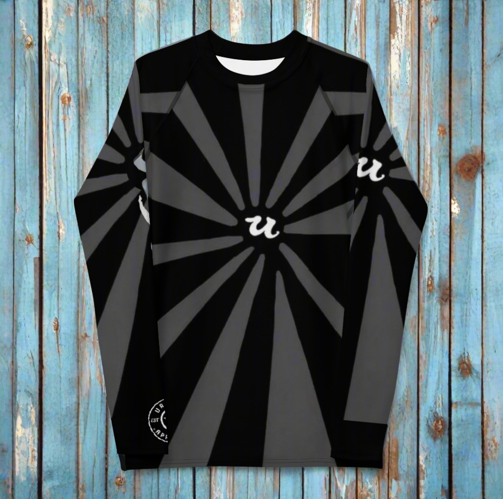 URCHIN Mens Swimwear. 'U RISE' Men's Rash Guard. Choice of Sizes.