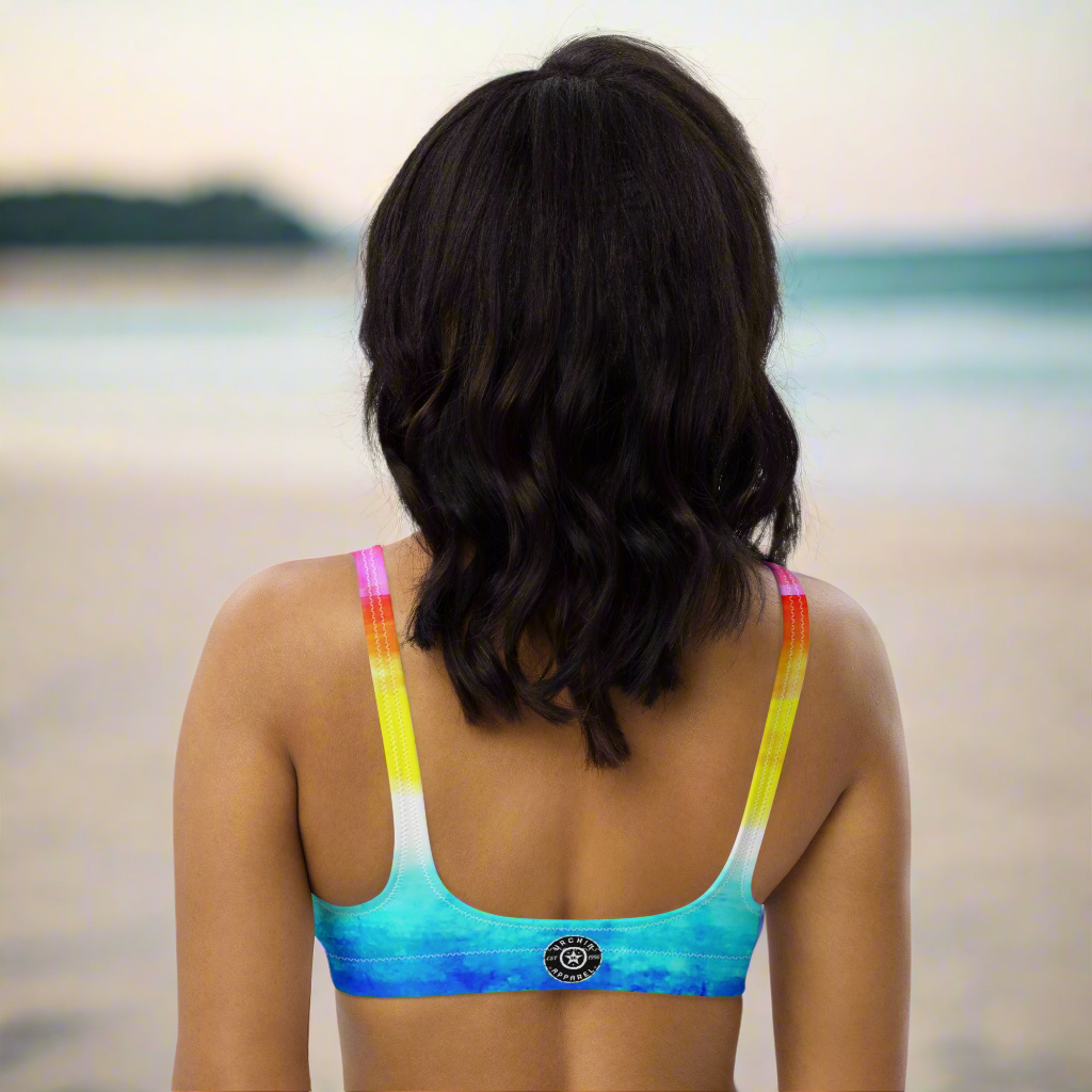 URCHIN Clothes & Swimwear. 'SUNSET BEACH' Recycled padded bikini top