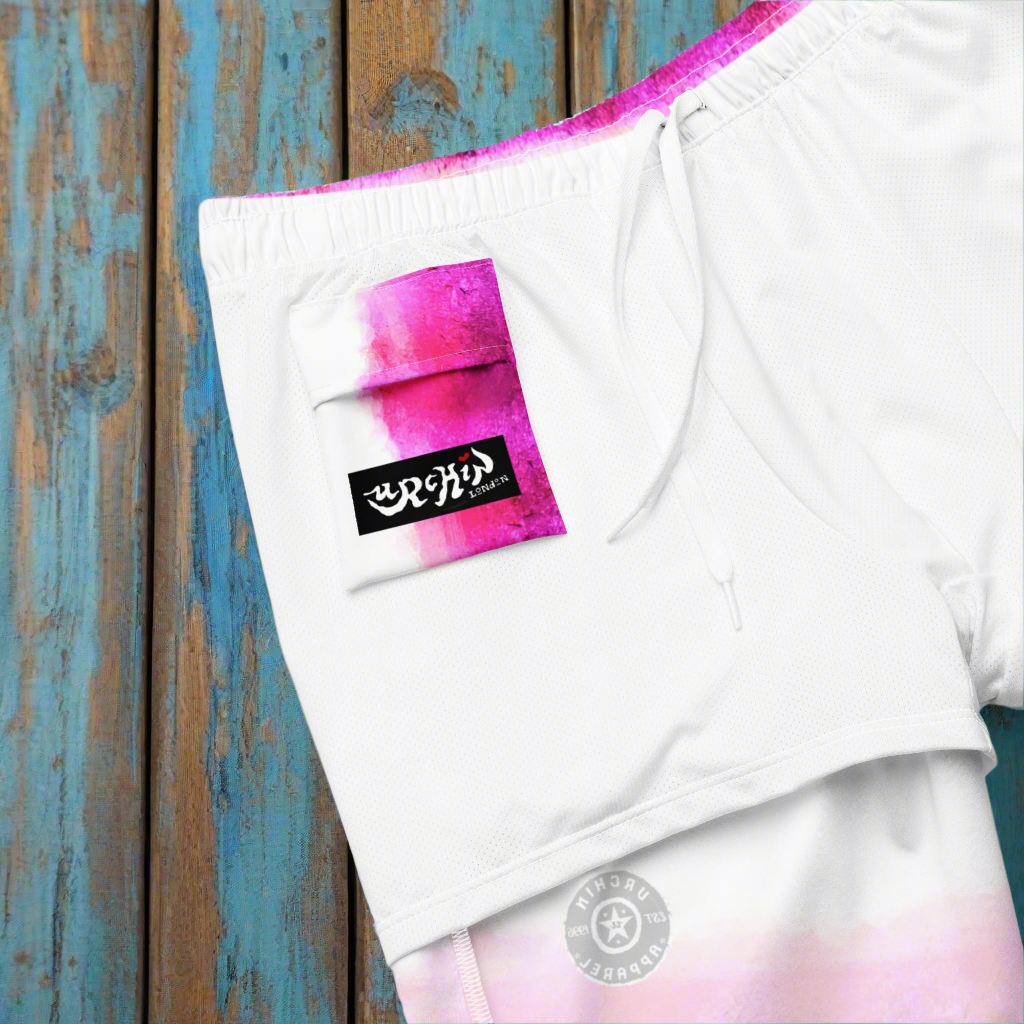 URCHIN Men's Swimwear. 'LAVA' Recycled Swim Board Shorts. Choice of Sizes.