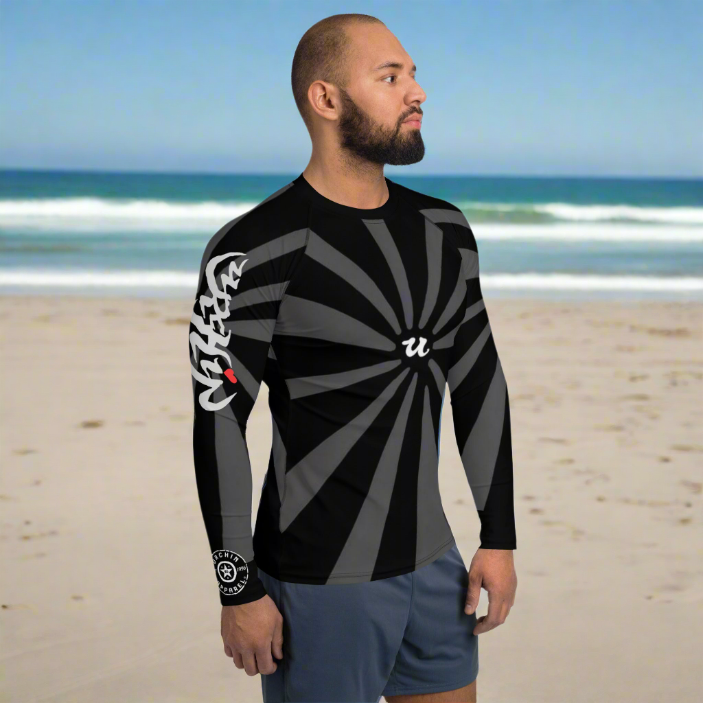 URCHIN Mens Swimwear. 'U RISE' Men's Rash Guard. Choice of Sizes.