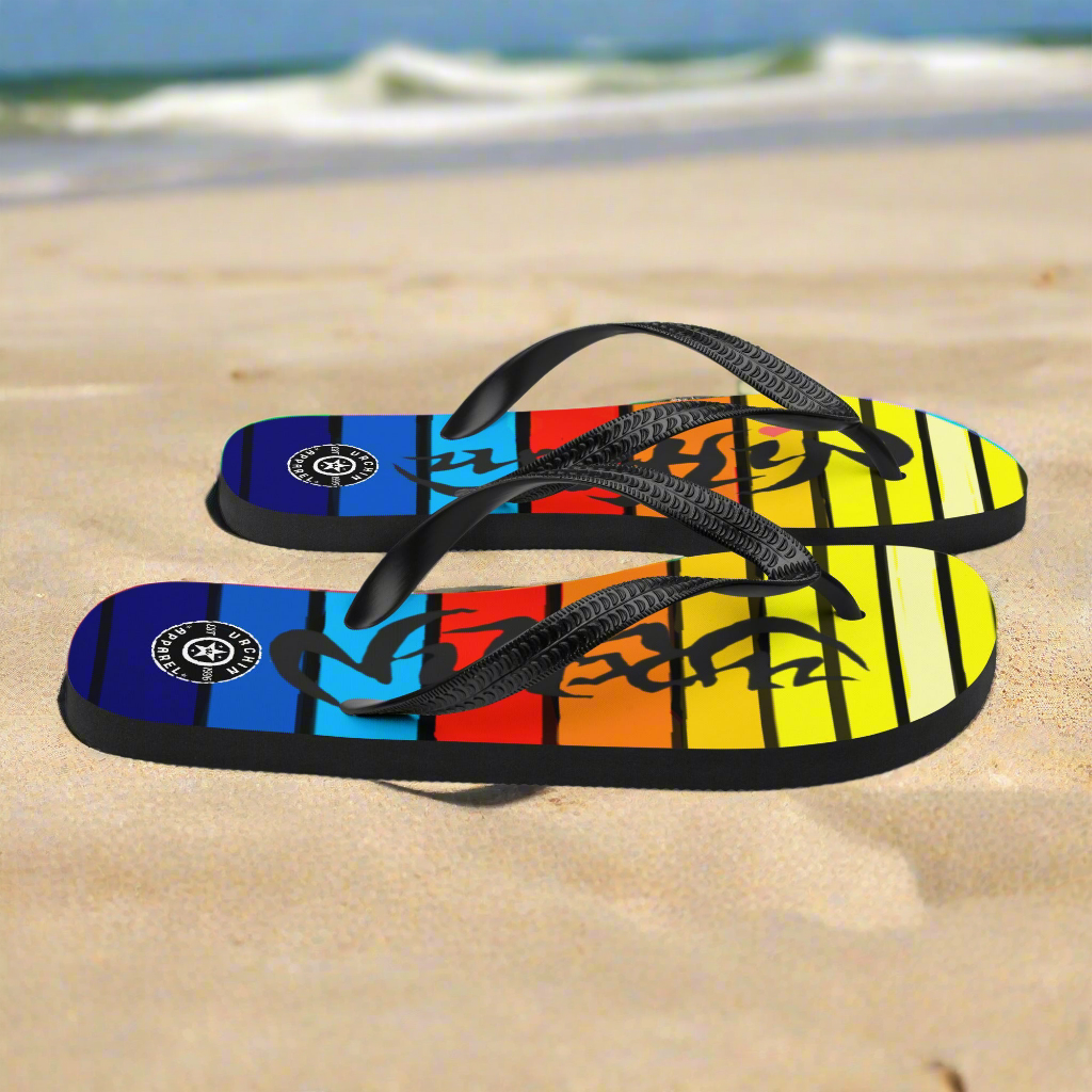 URCHIN Footwear. 'SUNSET' Flip-Flops. Choice of Sizes.