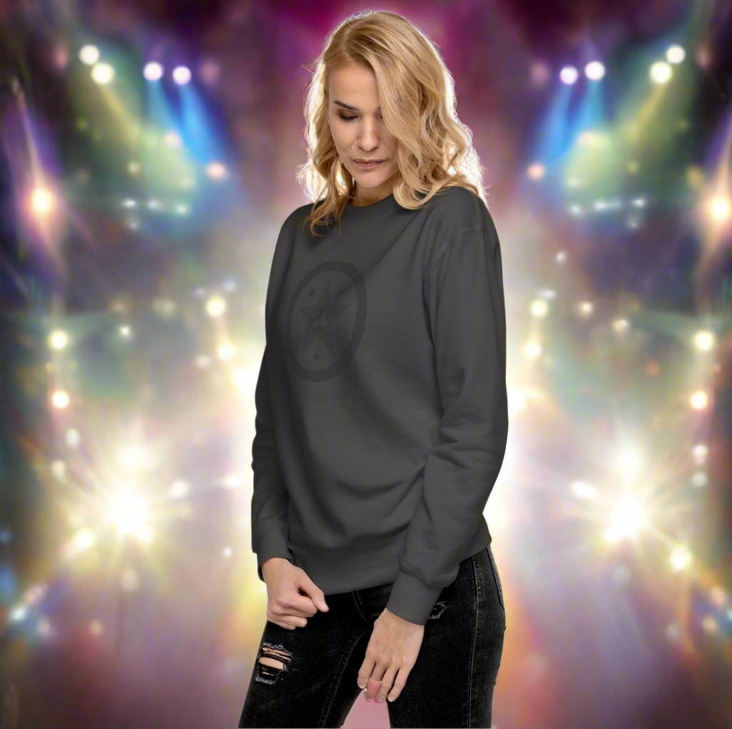 URCHIN Clothes 'U STAR' Black Logo. Premium Cotton Sweatshirt. Choice of Colours. Unisex.