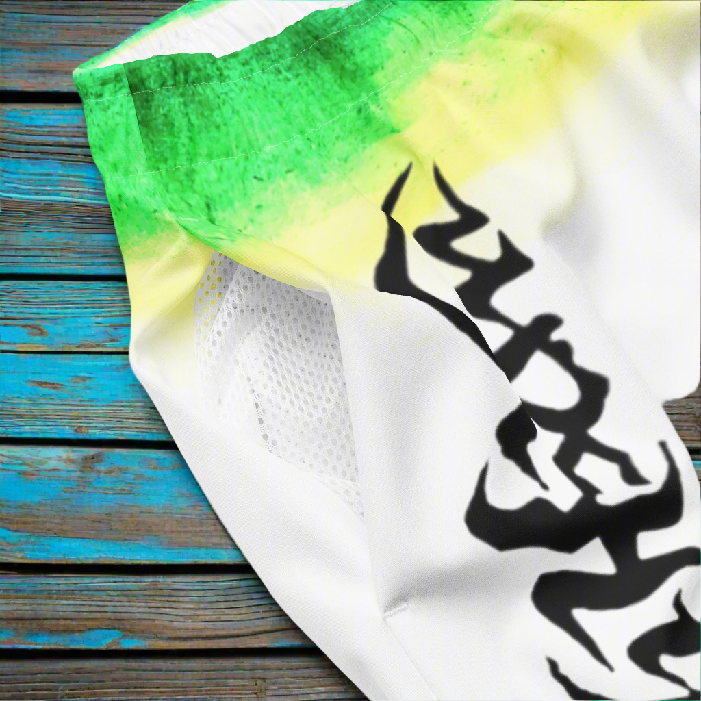 URCHIN Men's Swimwear 'WILD ISLAND' Recycled Swim Trunks. Choice of Sizes.