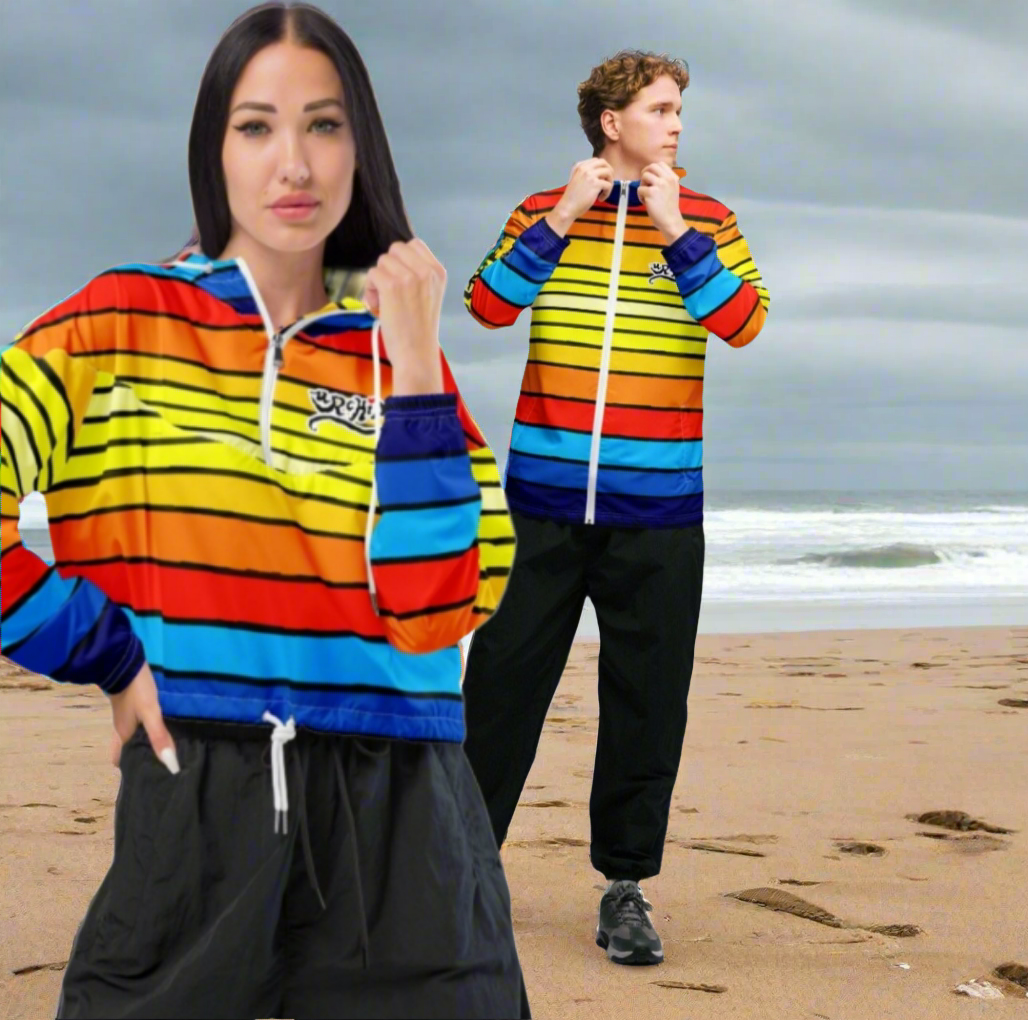 URCHIN Clothes & Sportswear 'SUNRISE' Mens/Unisex Windbreaker. Choice of Trim & Sizes.