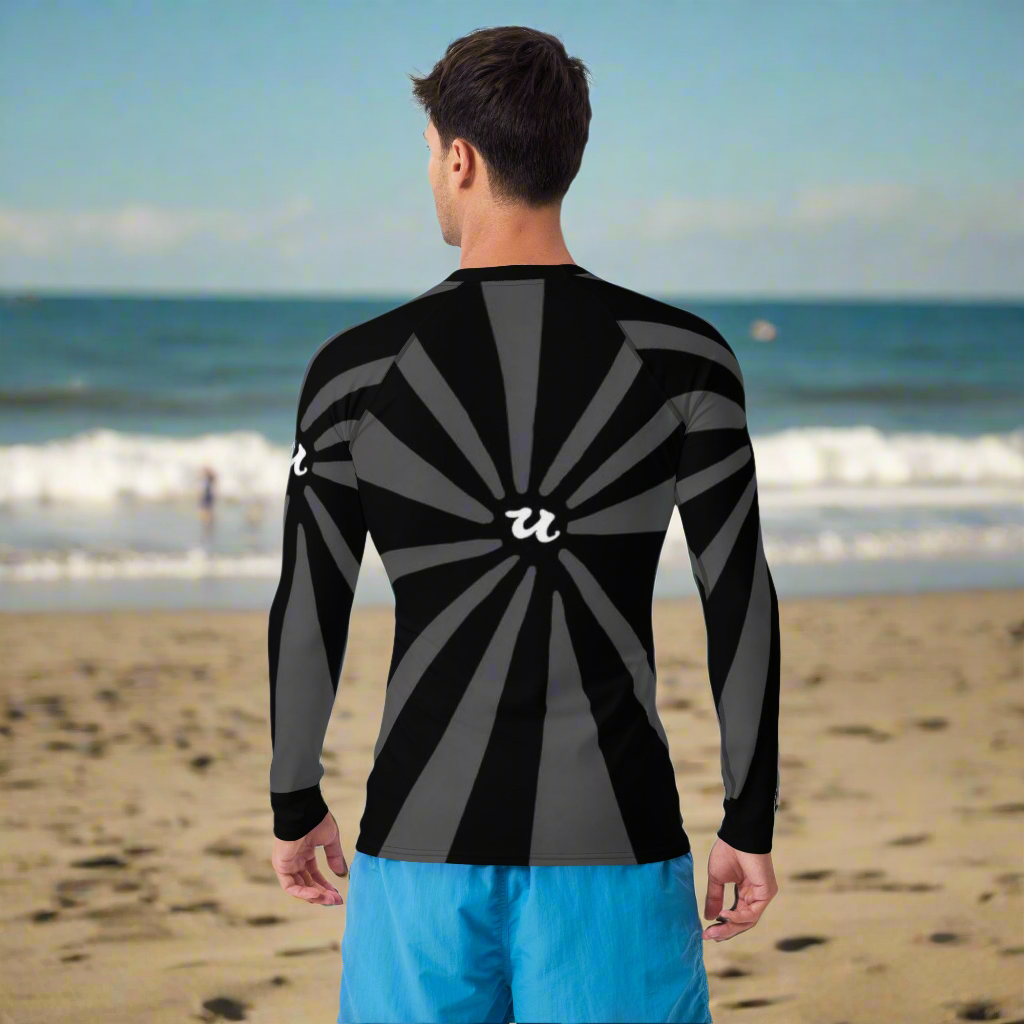 URCHIN Mens Swimwear. 'U RISE' Men's Rash Guard. Choice of Sizes.