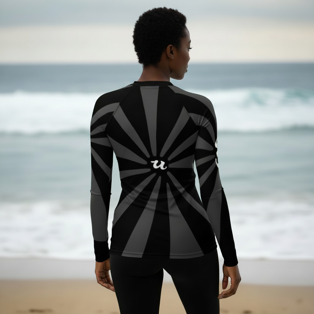 URCHIN-'U RISE' Women's Rash Guard. Choice of Sizes.