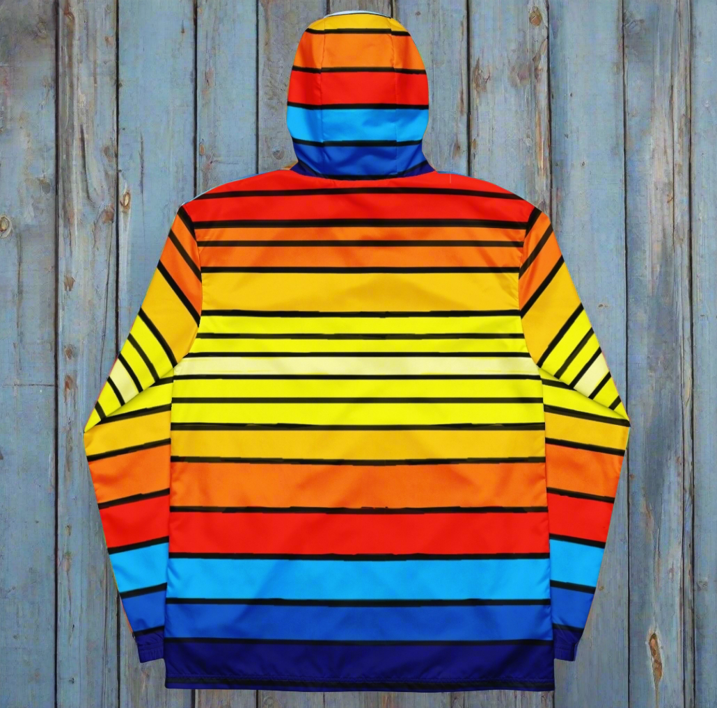 URCHIN Clothes & Sportswear 'SUNRISE' Mens/Unisex Windbreaker. Choice of Trim & Sizes.