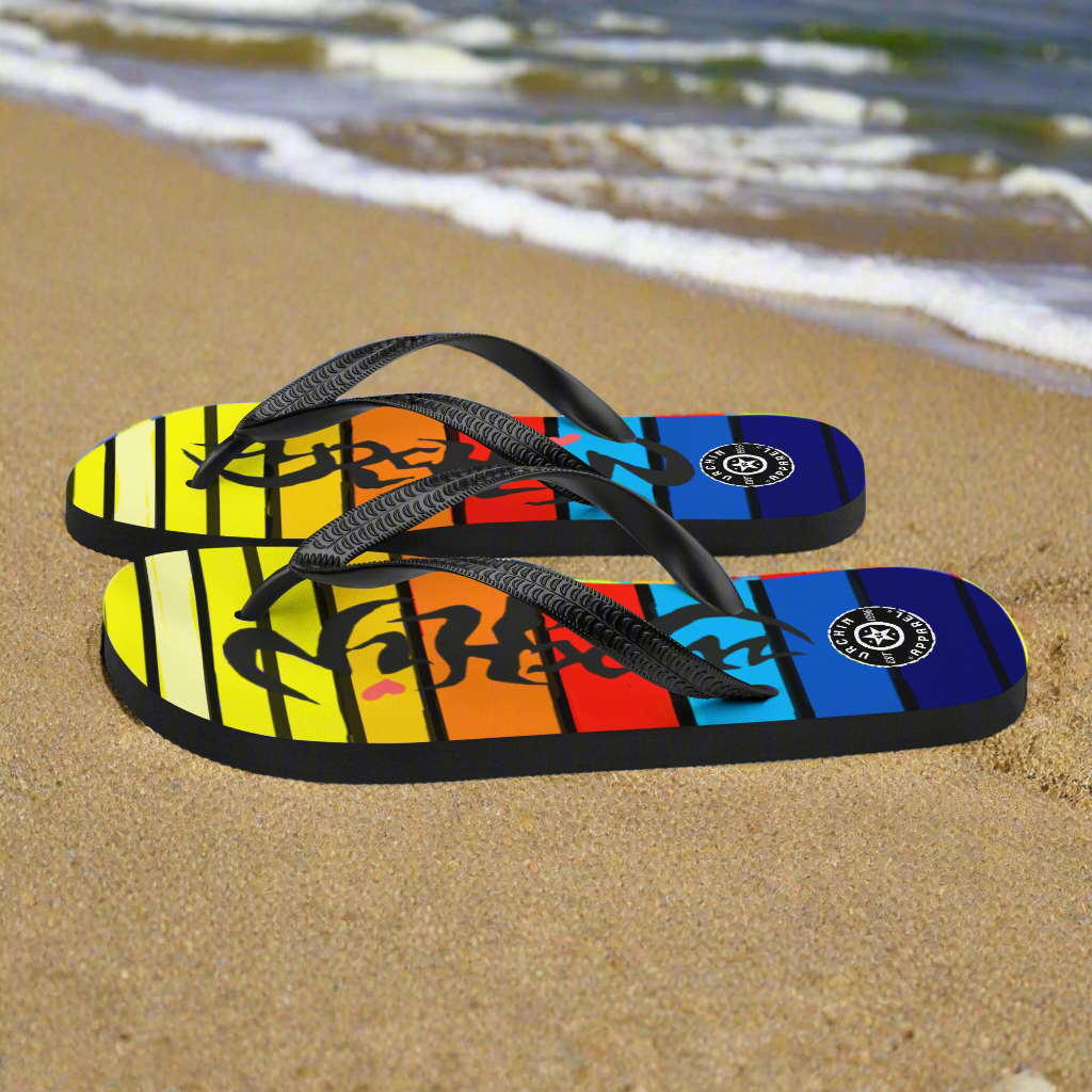 URCHIN Footwear. 'SUNSET' Flip-Flops. Choice of Sizes.