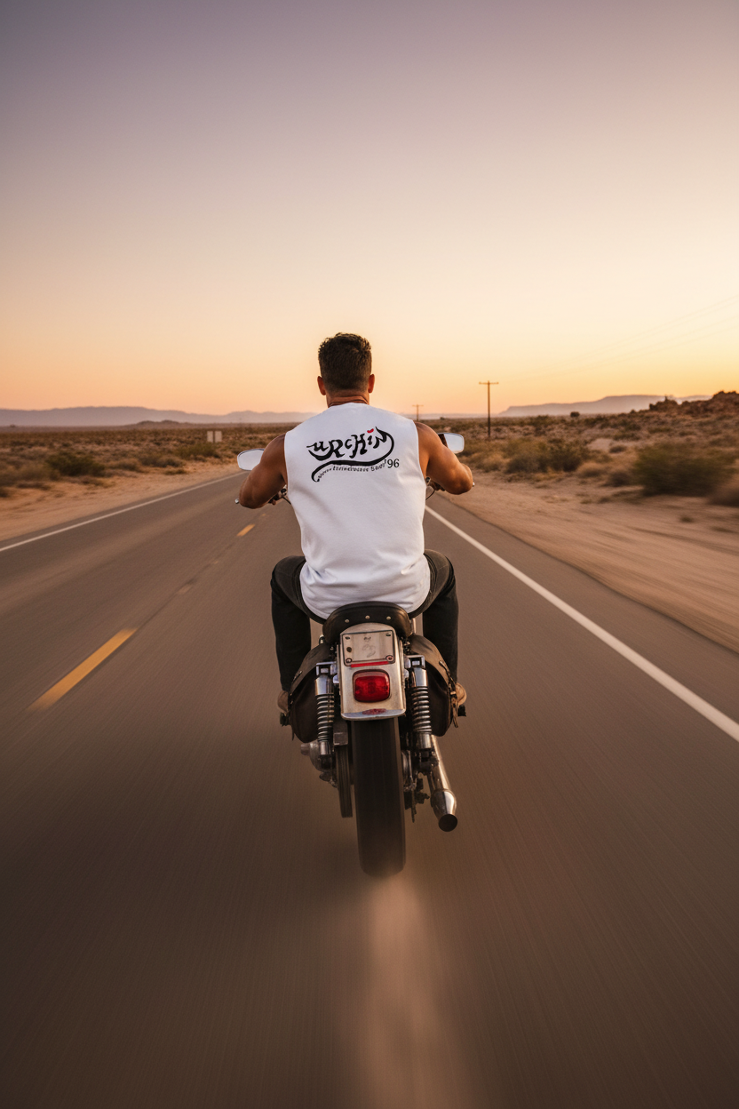 URCHIN 'U STAR' Black Logo. Muscle T Shirt/Tank Top. Unisex.