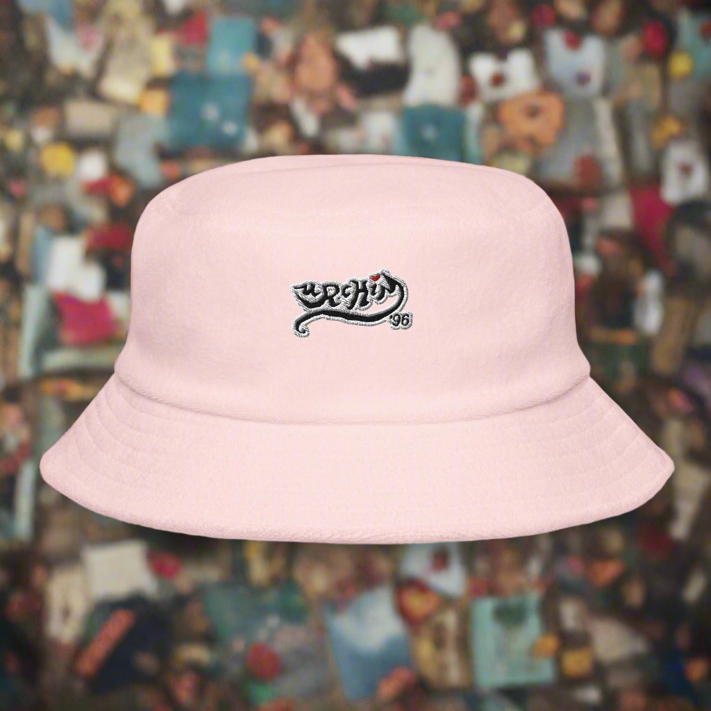 URCHIN Headgear -'Urchin 96' Logo. Unstructured Terry Cloth Bucket Hat. Unisex. Choice of 4 Colours.