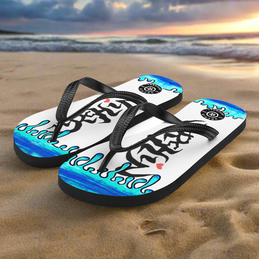 URCHIN Footwear. 'MELT' Unisex Flip-Flops. Choice of Sizes