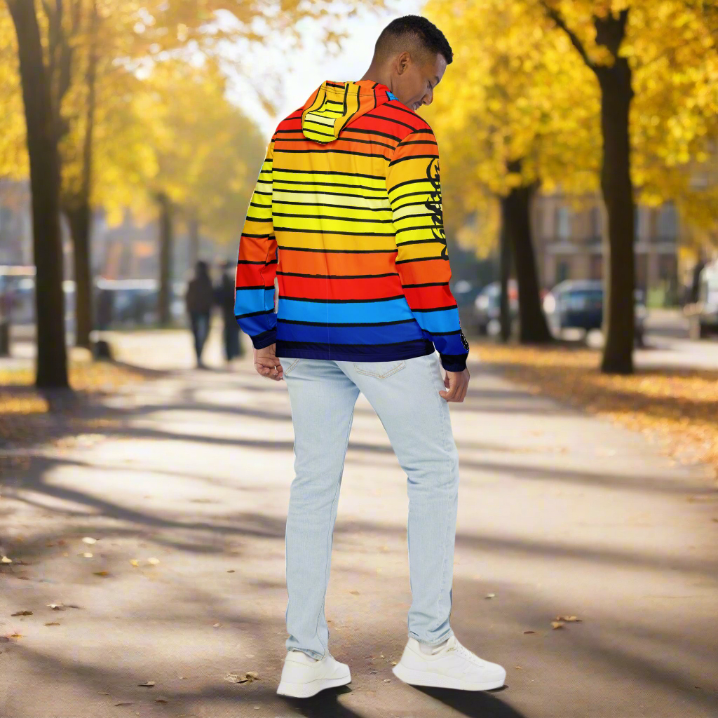 URCHIN Clothes & Sportswear 'SUNRISE' Mens/Unisex Windbreaker. Choice of Trim & Sizes.